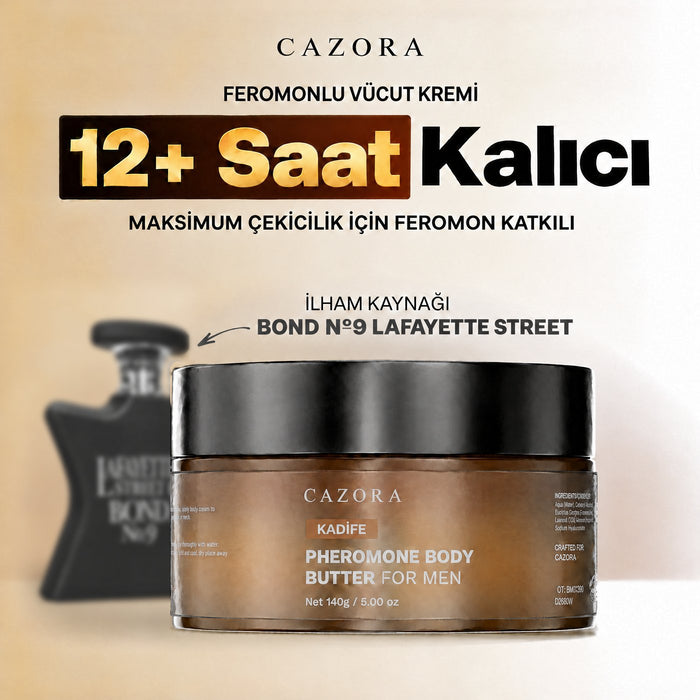 KADİFE feromonlu vücut kremi, Bond No.9 Lafayette Street esintili — çok yakında
