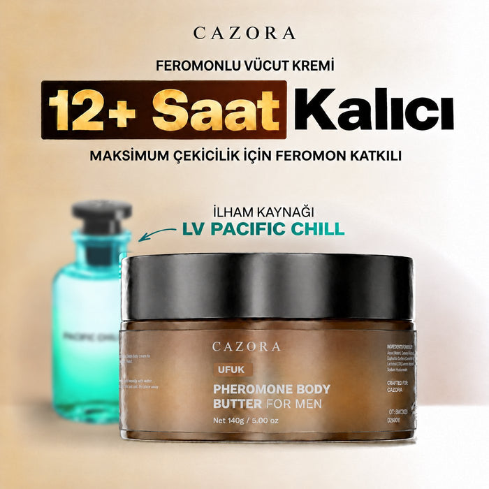 UFUK feromonlu vücut kremi, Louis Vuitton Pacific Chill esintili — çok yakında