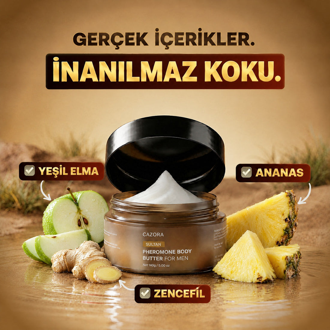 SULTAN – Yeşil elma, ananas, zencefil